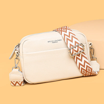 Flevos - kornat läder crossbodyväska