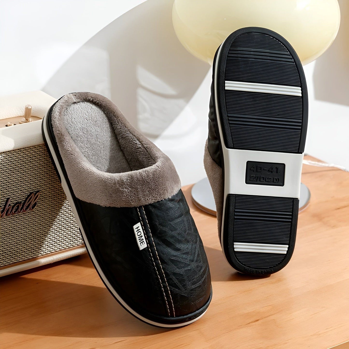 CozyWalk Slippers - Vattentäta tofflor i läder