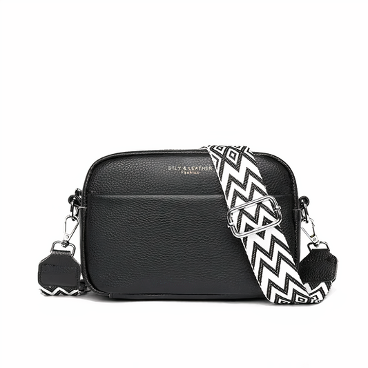 ChicZag - Rektangulär crossbody-väska i läder för kvinnor