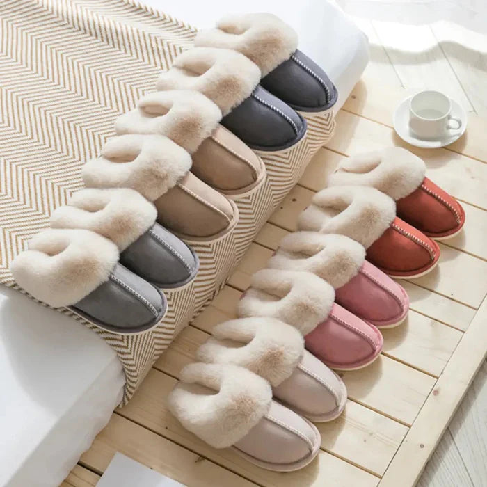 Cozy-Slides - Varma och bekväma fleecetofflor