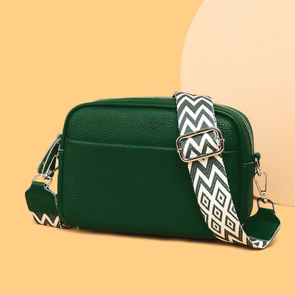 Flevos - kornat läder crossbodyväska