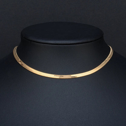 Flevos - platt kedja choker
