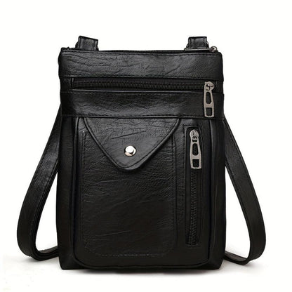 Flevos - veganskt läder crossbody-axelväska